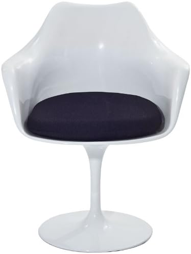 Black Eero Saarinen Tulip Inspired Dining Armchair FMP25854