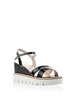 ANTONIO MIRO Sandalias de cuña Iris (Negro)