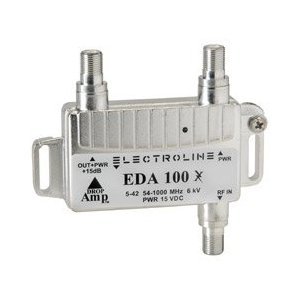 Electroline EDA100 Low Noise CATV MINI Amplifier +15dB