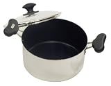 シェルト 3層底 ガラス蓋付 両手鍋 22cm 内面 ふっ素加工 H-9505 の評価・レビュー