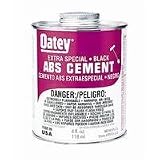 Oatey 30916 ABS Extra Special Cement, Black, 4-Ounce