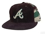 Atlanta Braves Fitted New Era Custom Hat Cap - Black/Camo 7 1/4