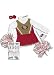 San Francisco 49ers Girls Cheer Gift Set, Size= 3T