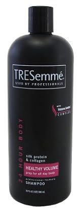 Tresemme Shampoo 24 Hour Body (Healthy Volume) 32 Oz (3-Pack) with Free Nail File