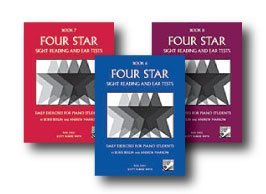 Four Star Sight Reading and Ear Tests for Piano - Three Book Set - Book 6, Book 7 and Book 8