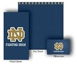 Notre Dame Fighting Irish Bed Sheet Set (Full Queen) - NCAA College Athletics by Logo Chairs