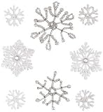 EK Success SPJC044 Jolee's Boutique Snowflakes Dimensional Stickers