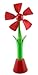 Spring Breeze 611R Portable USB Flower Fan Also Accepts Batteries for Handheld Use (USB Included)