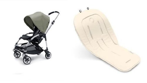 Bugaboo Bee Stroller WITH Liner (Dark Khaki Bee) image