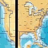 Silver US All-In-One Electronic Marine Chart SD Card