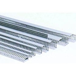 Wire Duct w/Cover, 4/6mm Spacing, Gray, 25x25mm