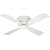 Hunter 23866 Low Profile lll 42-Inch Four-Blade Ceiling Fan, White