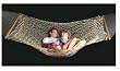 CLOSEOUT PRICE! The Original HAWAIIAN DOUBLE HAMMOCK Made in USA with Twisted Poly Olefin Rope!