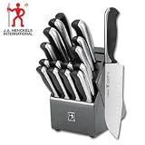 J.A. Henckels International Fine Edge Synergy 17-Piece Knife Block Set