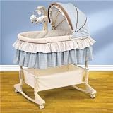 Simplicity 3-in-1 Bassinet - By the Bed Sleeper, Bassinet & Changing Table Color: White