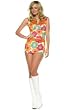 2PC Retro Hippie Girl Sexy Holiday Party Costume