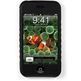 SOFT SILICON SILICONE CASE for APPLE iPhone 1st Gen (NOT for iPhone 3G) * BLACK* W/ FULL FRONTAL iPhone 1st Gen (NOT for iPhone 3G) SPECIFIC LCD SCREEN PROTECTOR SHIELD