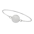 Sterling Silver Circle Baby Bangle Bracelet
