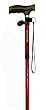 Health Mark Walking Cane with LED Light (Red)