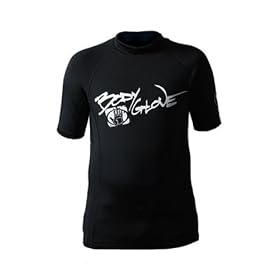 Click here to buy Body Glove Basic Deluxe Junior's Short Sleeve Rash Guard.