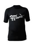  : Body Glove Juniors Short Arm Lycra Rash Guard Shirt (Black, 6/6X)
