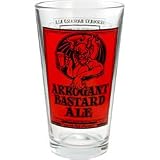 Arrogant Bastard Ale Pint Glass by KegWorks