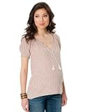 A Pea in the Pod Collection: Joie Short Sleeve Tie Front Maternity Blouse