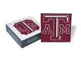 Set of 4 Ceramic Coasters (4x4) Texas A&M Coaster Set Texas A&M Aggies Beverage Drinkware