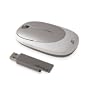 Kensington Ci75m Wireless Notebook Mouse in White with Silver - K72298US