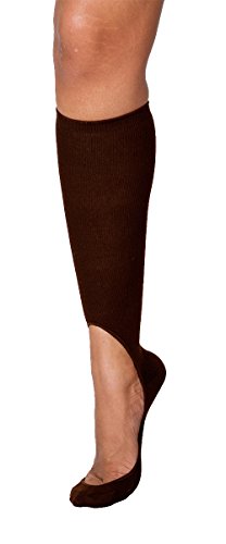 Keysocks Women's No Show Sock Liners Standard Original, Brown