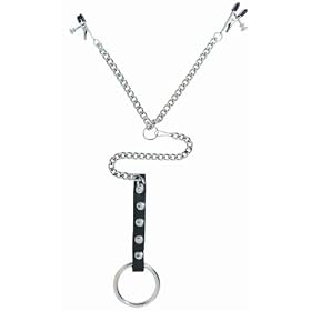 Adjustable Nipple Clamps with Cock Ring