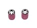 Search : Spider White - Spiderman - Motorcycle Bike Bicycle - Tire Rim Valve Stem Caps - Pink
