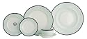 Thomas O'Brien Marielle Celadon 5 Piece Fine Bone China Dinnerware Set