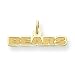 14K Chicago Bears Lrg Name Charm
