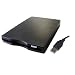 3.5" USB Floppy Disk Drive 1.44Mb, Black - Windows 7 Compatible