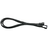 NZXT Individually Sleeved 3Pin fan Y Cable 2 Male to 1 Female Premium Cable (CB-3P-Y)
