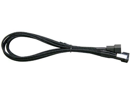 NZXT Individually Sleeved 3Pin fan Y Cable 2 Male to 1 Female Premium Cable (CB-3P-Y)