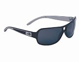Anarchy Shiny Black Protest Sunglasses w Smoke Polarized Lens by