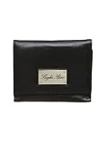 Layla Rose 'Willow' Leather Clutch Purse Black