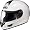 HJC CL-16 WHITE SIZE:MED MOTORCYCLE Full-Face-Helmet