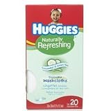 Huggies Naturally Refreshing Cucumber & Green Tea Baby Washcloths - 20ct