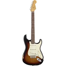 Road Worn 131010300 '60s Stratocaster Electric Guitar (3 Tone Sunburst)