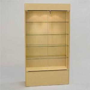 Rectangular Wall Display Unit Color: Black