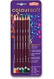 Derwent Coloursoft Pencils : Set of 6 in a blister pack