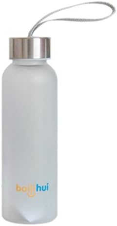 Water Bottle - bailihui Unbreakable Leak-proof Travel Frosted Water Bottle Camping Cycling 550ML White