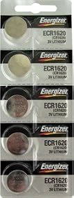 Energizer CR1620 Lithium Battery Pack of 5