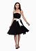 Knielanges elegantes Cocktailkleid, Farbe schwarz, Gr.42, Astrapahl