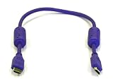 HDMI Cable:Premium 1.5ft (0.5M) Ultra-High Speed HDMI Cable - 120 Hz - Version 1.3 Category 2 - 1080p - PS3 - Blu-Ray - XBox360 - PURPLE Color