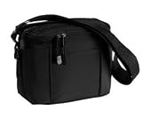 NEW Port & Company - 6 Pack Cooler Black-OSFA