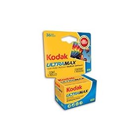 Kodak 603 4078 Ultramax 400 Color Negative Film (ISO 400) 35mm 36 Exposures Carded by Kodak